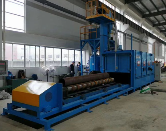 阿拉善喷砂机在管道除锈中的现场施工应用